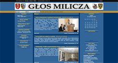 Desktop Screenshot of glosmilicza.pl